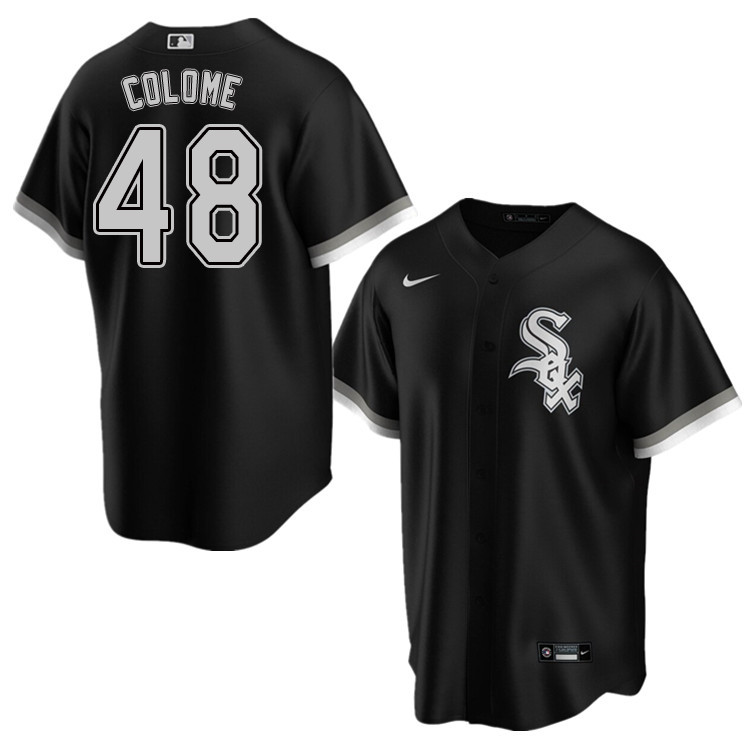 Nike Men #48 Alex Colome Chicago White Sox Baseball Jerseys Sale-Black